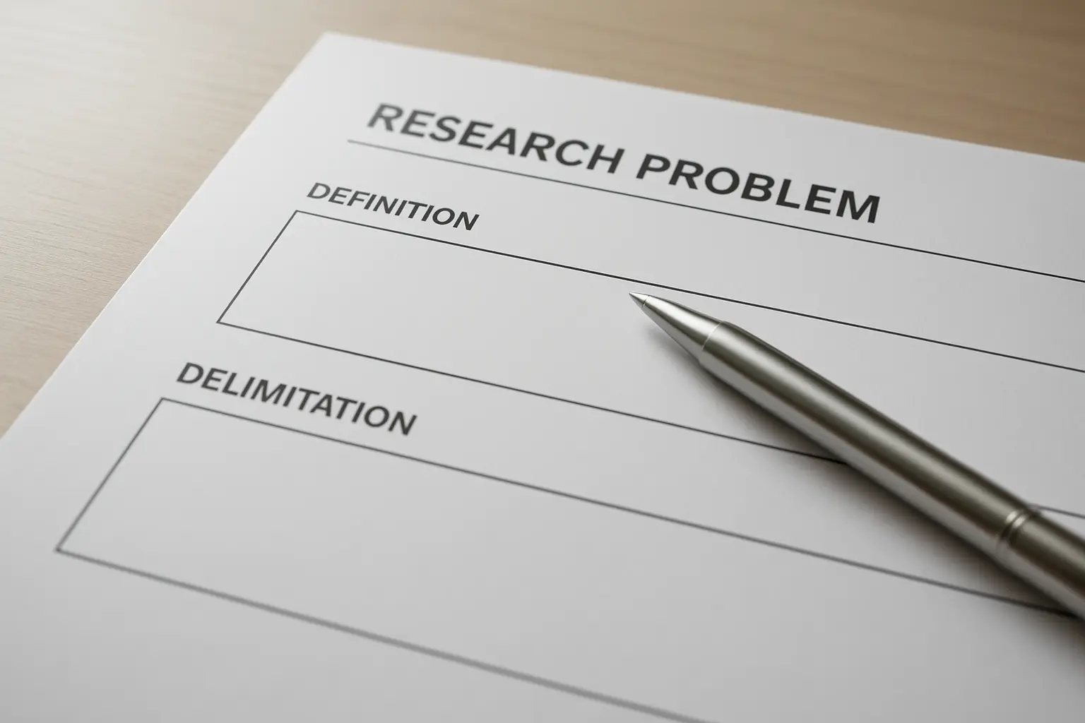 Plantilla para delimitar el problema de investigación de una tesis