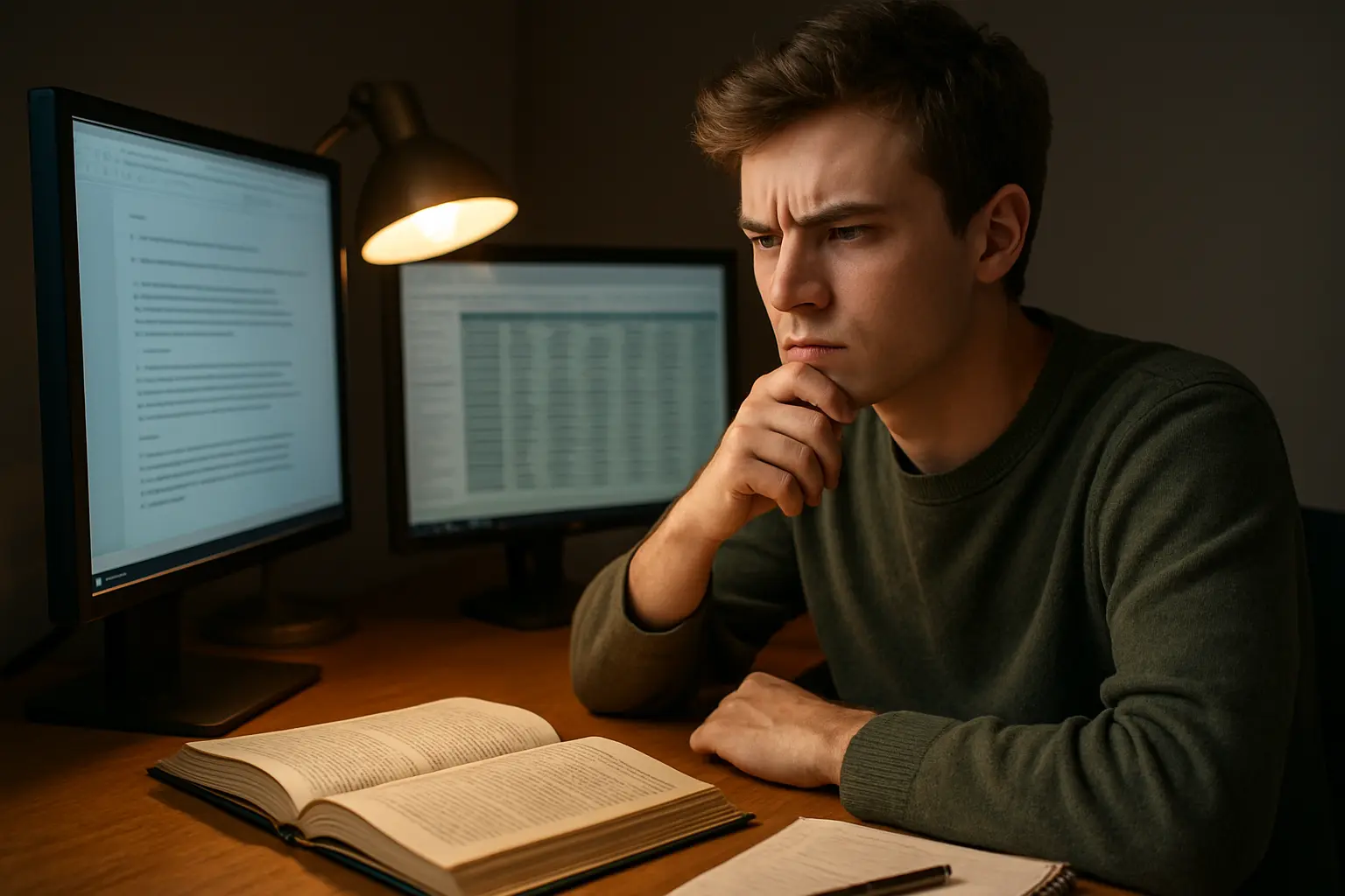 Riesgo de citas inventadas por IA que el estudiante debe verificar