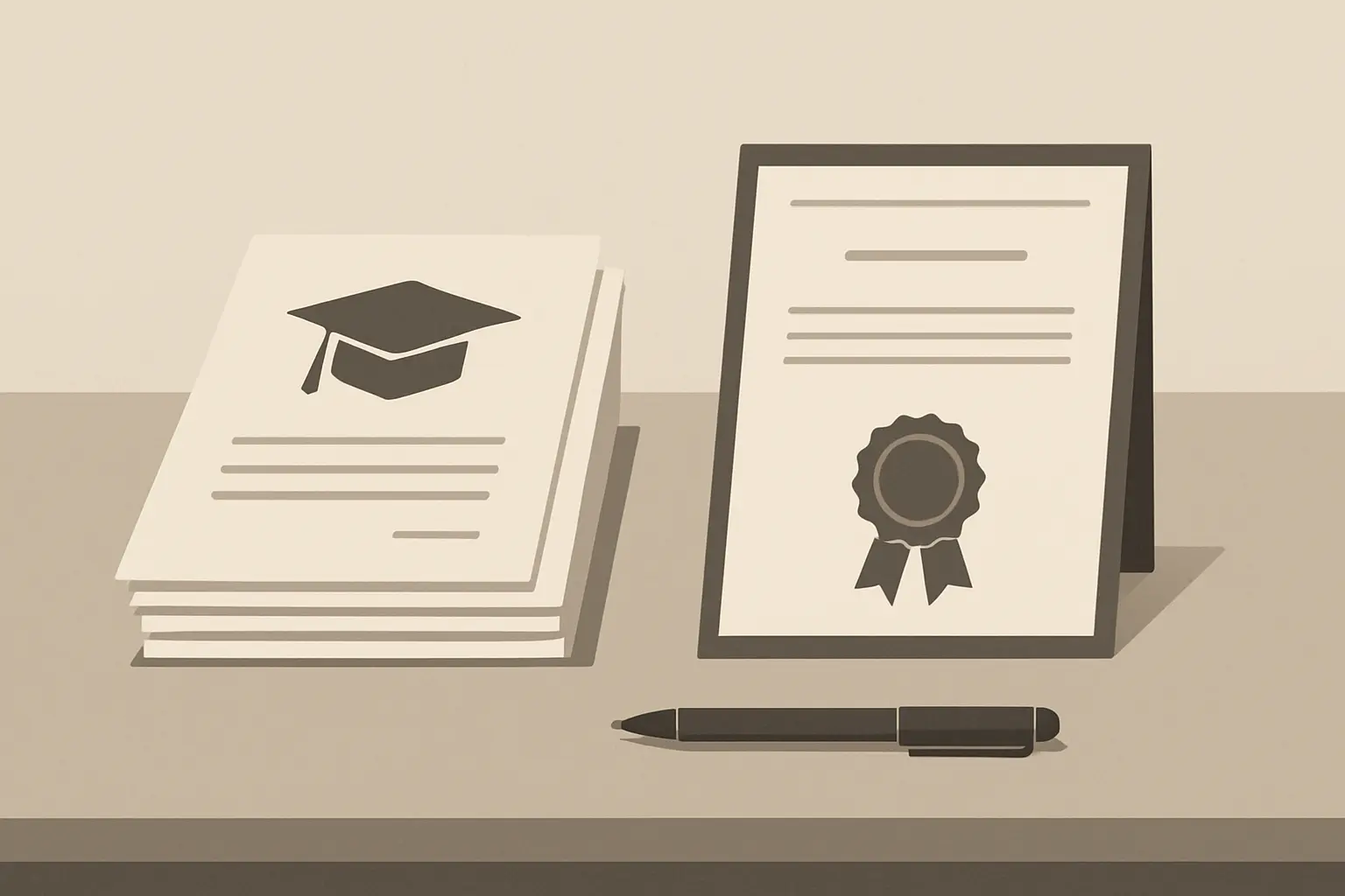 Ilustración conceptual del financiamiento de becas de posgrado de la SECIHTI en México
