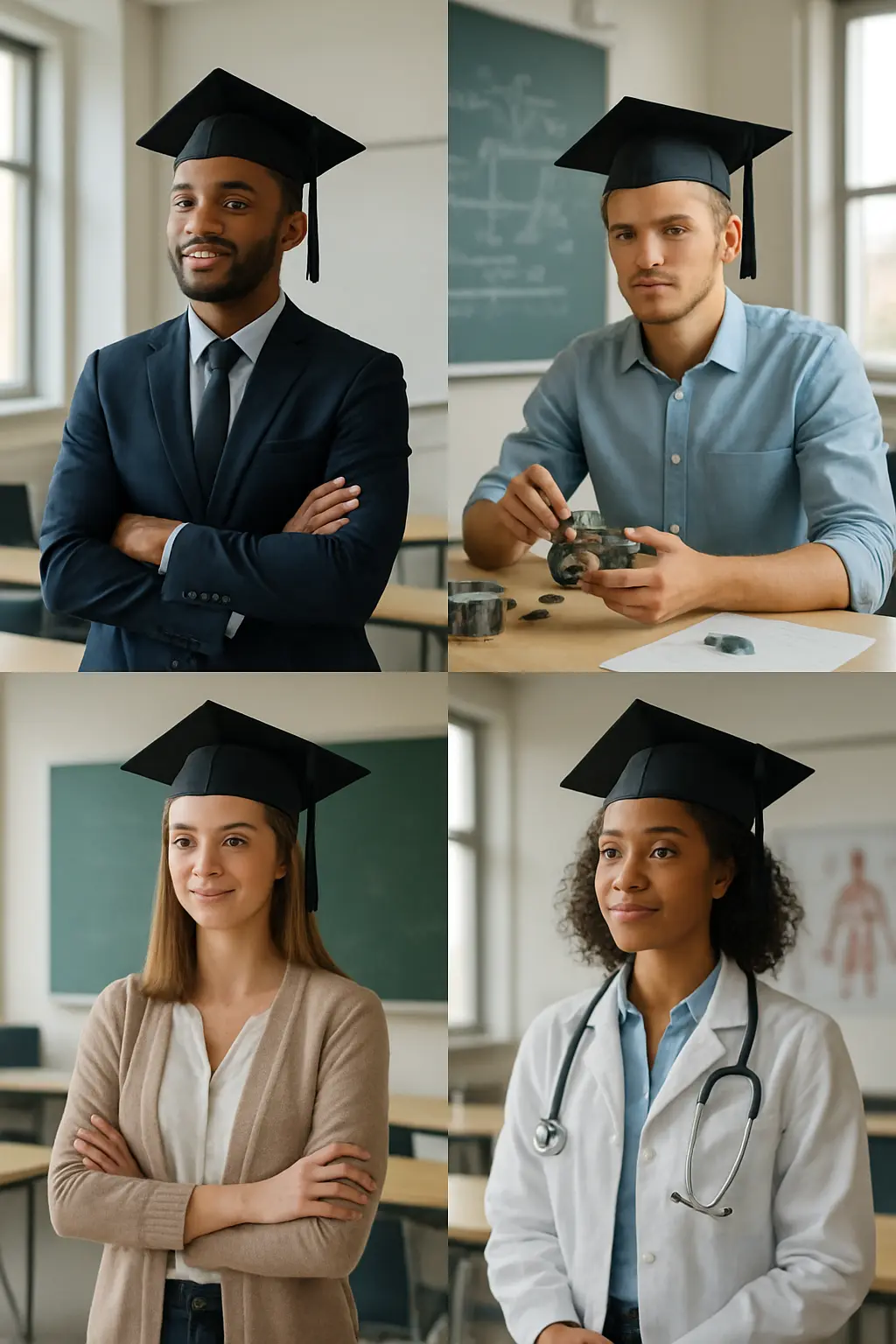 Áreas de posgrado: negocios, ingeniería, educación y salud