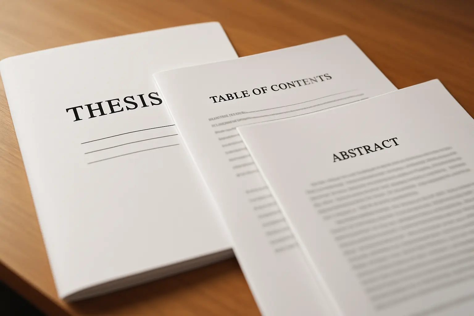 Páginas preliminares de una tesis: portada, índice y resumen