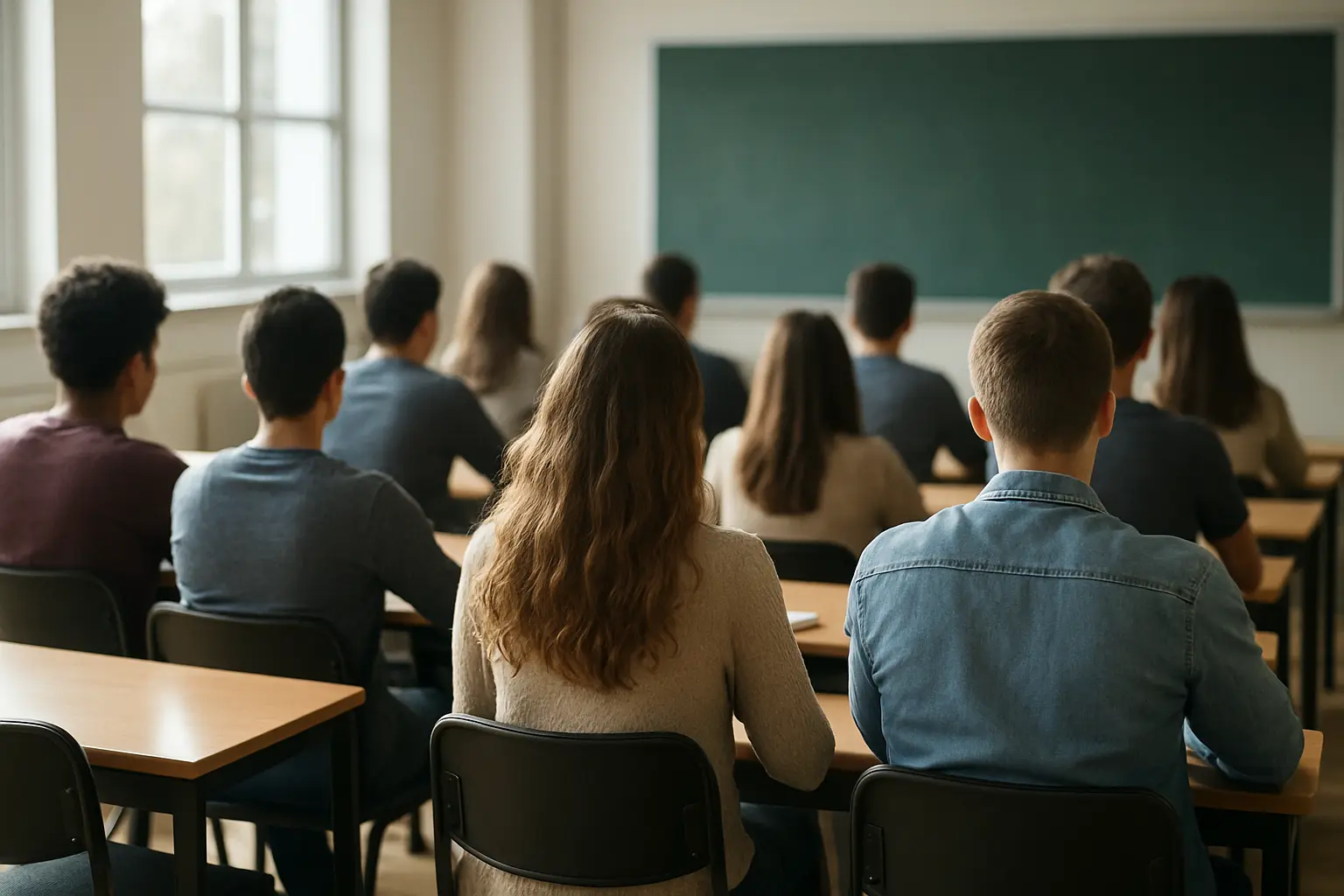 Unidad de análisis de una muestra representada con estudiantes en un aula