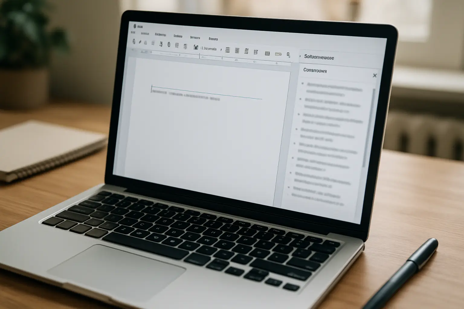 Complemento de gestor de referencias integrado en un procesador de texto