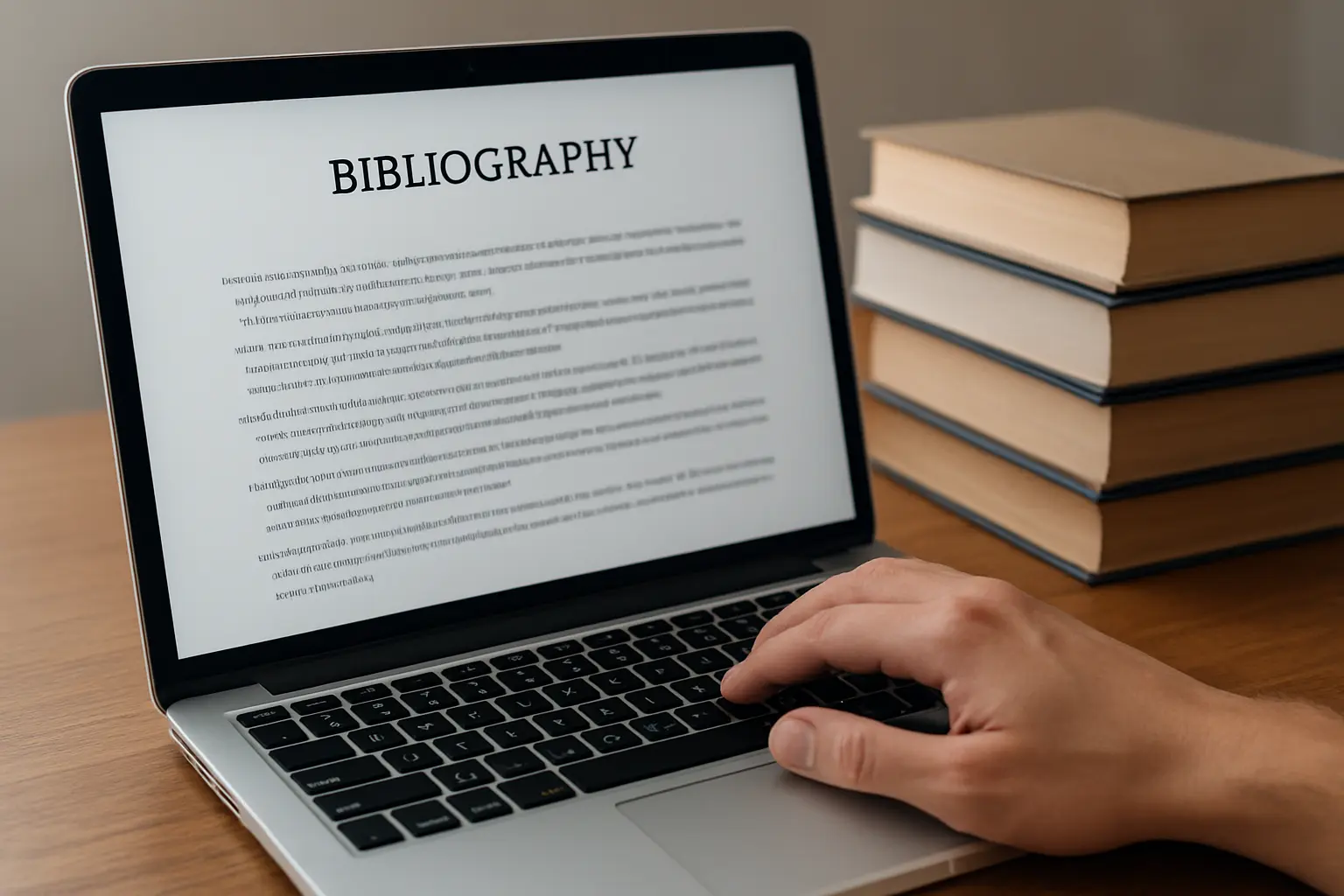 Pantalla mostrando una bibliografía en formato APA 7 generada automáticamente