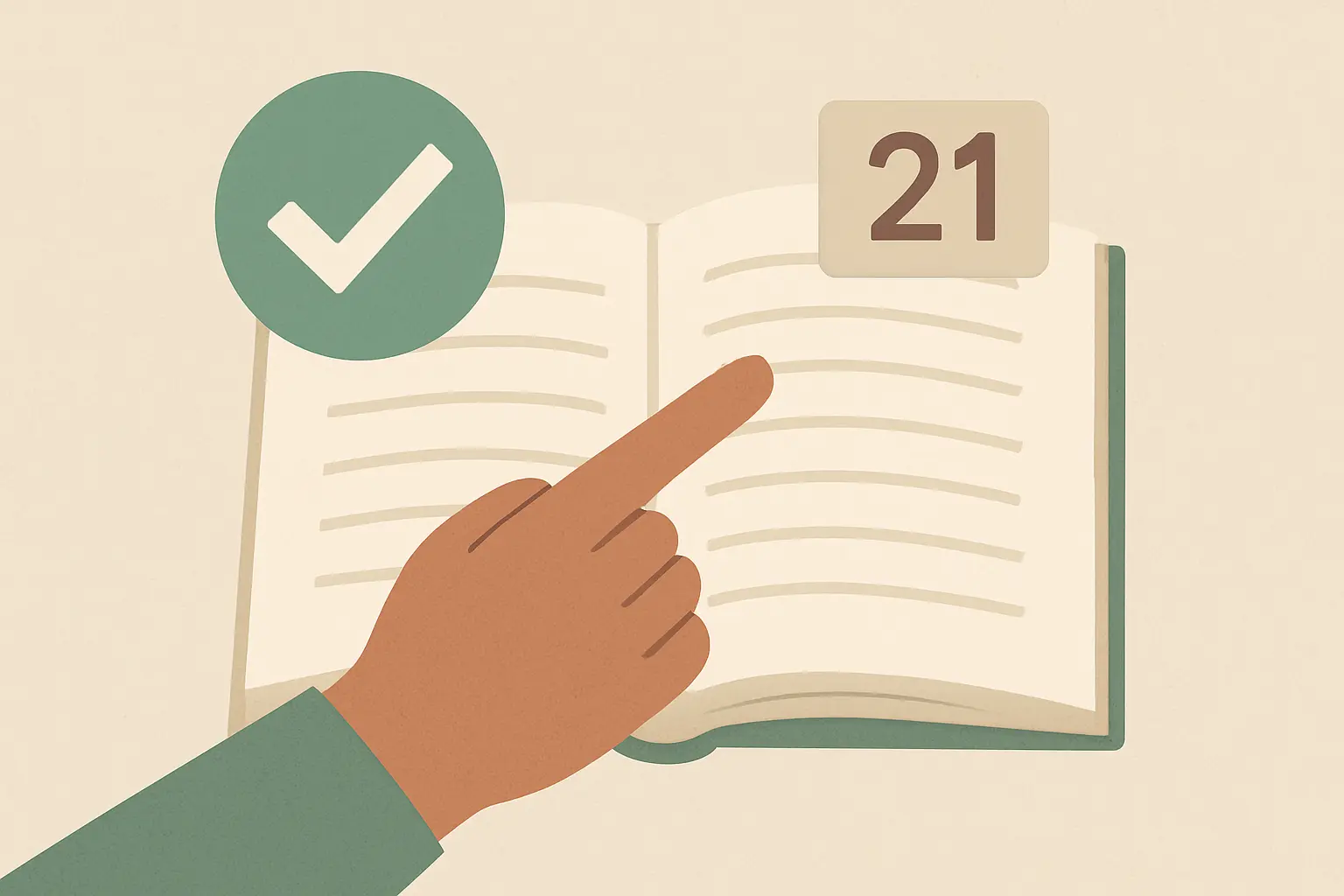 Verificación manual de una cita académica frente a la fuente original